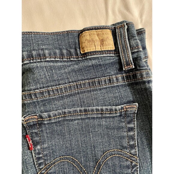 Levi's 512 Womens Size 8M Perfectly Slimming Bootcut Mid Rise Blue Jeans - Picture 3 of 8